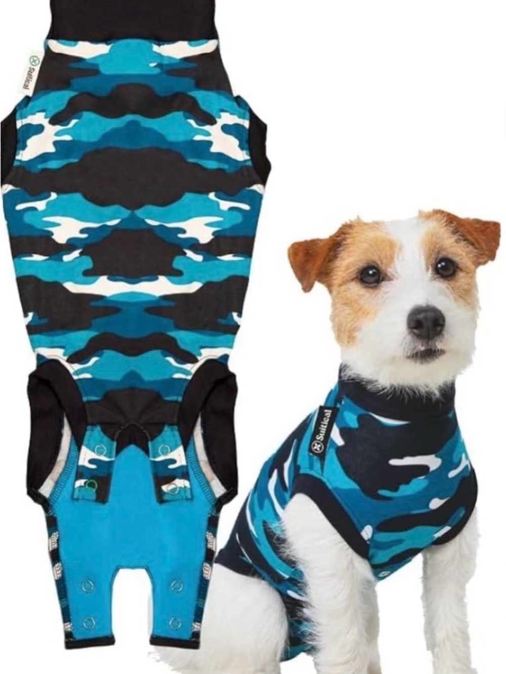 Suitical Recovery Suit for Dogs Spay & Neutering Dog Surgery Recovery NIB #M284